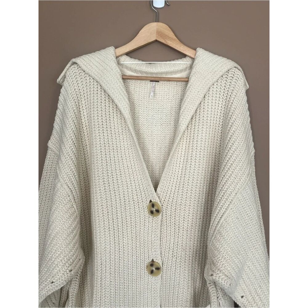 NWOT Free People “Swim Too Deep” Cardigan Birch Size XS - Picture 12 of 16
